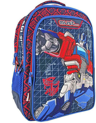 Must Transformers Optimus Prime Σχολική Τσάντα Πλάτης Δημοτικού Πολύχρωμη - Image 1