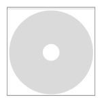 Αυτοκόλλητη θήκη CD τύπου "Π" Υ12,6x12,6εκ. (100τεμ.)