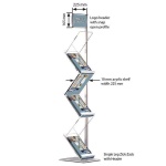 Σταντ επιδαπέδιο "Ζικ-ζακ" με επικεφαλίδα