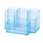 Comix μολυβοθήκη διάφανη γκρι