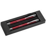 Σετ στυλό - μολύβι κόκκινο, σε πολυτελή θήκη