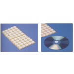Αυτοκόλλητο για συγκράτηση cd λευκό Ø16mm 500τεμ.