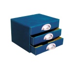 Next συρταριέρα classic μπλε Α5 Υ25x17x20εκ.