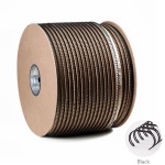 Μεταλλικό σπιράλ βιβλιοδεσίας πομπίνα μαύρο 7/16" 3:1