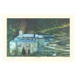 Λιθογραφία  Ι.Μ. Αγίου Παύλου 30x40εκ.