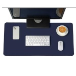 Θερμαινόμενη επιφάνεια - mousepad γραφείου 60x36εκ σκούρη μπλε
