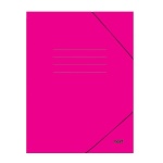 Next φάκελος με λάστιχο πλαστικοποιημένος φουξ Υ35x25εκ.