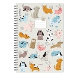 Next trends dogs τετράδιο σπιράλ 2 θέματα 70 φύλλα 21x29εκ.