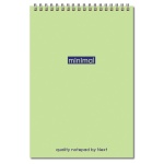 Next minimal μπλοκ σπιράλ 14x21εκ. 2θεμ. 80φυλ.