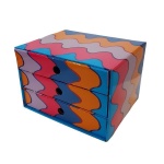 Νext συρταριέρα 3συρτ. "Κύματα" Α5 Υ17x20x25εκ.