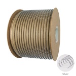 Μεταλλικό σπιράλ βιβλιοδεσίας πομπίνα ασημί 3/8" 3:1