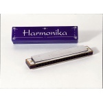 Φυσαρμόνικα μεταλλική με 20 τρύπες 15,5εκ.