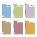 Next web τετράδιο σπιράλ 17x25εκ. 2θεμ.