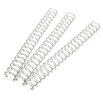 Μεταλλικό σπιράλ βιβλιοδεσίας 30εκ. λευκό 5/8", 2:1, 16χιλ.