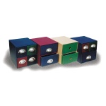 Next συρταριέρα 2συρτ. classic πράσινα - μεταλ. λαβές Υ21x22x23εκ.