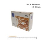 Λάστιχα μονόχρωμα Ø40χιλ. σε σακουλάκι 50γρ.