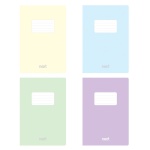 Next τετράδιο καρφίτσα Pastel 17x25εκ. 40φυλ.