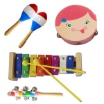 Σετ μουσικών οργάνων σε θήκη 31x31εκ.