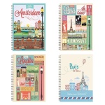 Next travel τετράδιο σπιράλ 17x25εκ. 3θεμ.