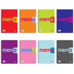 Next memo τετράδιο σπιράλ 17x25εκ. 3θεμ.