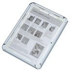 Κορνίζα αλουμινίου κάθετη Α6 10,5x15,5x7,2cm