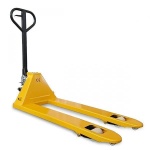 Υδραυλικό χειροκίνητο παλετοφόρο, βάρος έως 2.5τόνους, διπλών τροχών, πιρούνια 1,15μ.