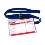 Καρτελάκια οριζόντια με μπλε κορδόνι 11x8εκ. 50τμχ.