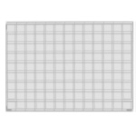 Διακοσμητικό πλέγμα τοίχου, μεταλλικό, λευκό, 80x40 εκ.