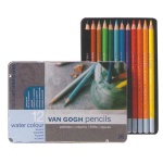 Talens van gogh νερομπογιές ξυλομπογιές 12τεμ