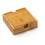 Σουβερ σετ 4 τμχ Υ3,6x11,6x11,6εκ. από μπαμπού