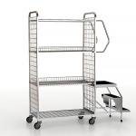 Καρότσι αποθήκης Υ163εκx90x46εκ.