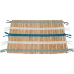 Σουπλά φαγητού πράσινο-λευκό-μπλε 45x35εκ