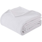 Κουβέρτα "Pablo" πικέ 100% βαμβακερή λευκή 160x240εκ.