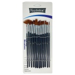 Πινέλα ζωγραφικής κοντής λαβή σετ 12 τεμαχίων