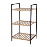 Ραφιέρα 3 ράφια μπαμπού Υ70x38x32,5εκ.