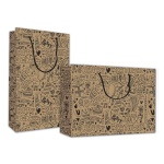 Next χάρτινη τσάντα κραφτ Happy Birthday Υ41x24,5x9εκ.