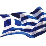 Σημαία ελληνική  1x1,5μ.. βάρος 75gr.