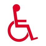 Next επιγραφή pp "Ειδικές ανάγκες" 15x20εκ.