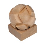 Παζλ σπαζοκεφαλιά ξύλινη "σφαίρα"  5,3x5,3x9εκ.