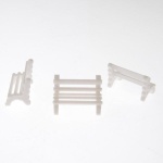 Παγκάκια μακέτας πλαστικά 1:200 μήκος 1,2εκ. (5 τεμ.)