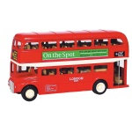 Λεωφορείο λονδρέζικο μεταλλικό 12εκ.