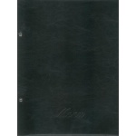 Next μενού εστιατορίου μαύρο πυρογραφικό με 10 ζελατίνες και βίδες 24x32εκ. Δυνατότητα εκτύπωσης