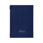 Next μενού εστιατορίου basic μπλε με κρυφό λάστιχο 23x32εκ. Δυνατότητα εκτύπωσης