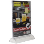 Σταντ ακρυλικό κάθετο ενός φύλλου Υ29,7x21εκ.