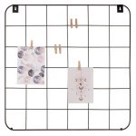 Διακοσμητικό πλέγμα τοίχου, μεταλλικό, με 6 μανταλάκια,48x48εκ.