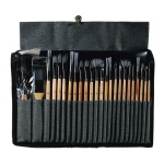 Πινέλα ζωγραφικής κοντή λαβή σετ 24 τεμαχίων σε θήκη