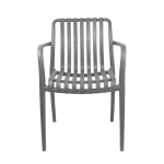 Καρέκλα πλαστική Urban Nextdeco γκρι PP UV protection Y80,5x54x58,5 εκ.