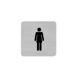 Next επιγραφή darwin "Wc γυναικών" 7,2x7,2εκ., 2χιλ. πάχος