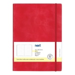 Next Premium κόκκινο τετράδιο Dots flexi λάστιχο 2 θέματα 80 φύλλα 14x21εκ. Δυνατότητα εκτύπωσης