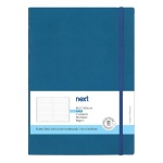 Next Premium μπλε τετράδιο ριγέ flexi λάστιχο 2 θέματα 80 φύλλα 17x25εκ. Δυνατότητα εκτύπωσης